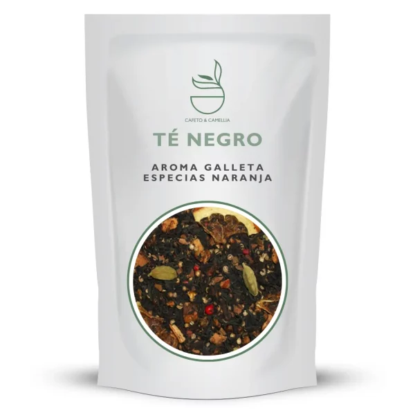 Té Negro Aroma Galleta Especias Naranja