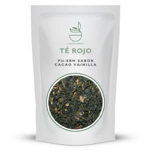Té Rojo Pu Erh Sabor Cacao Vainilla