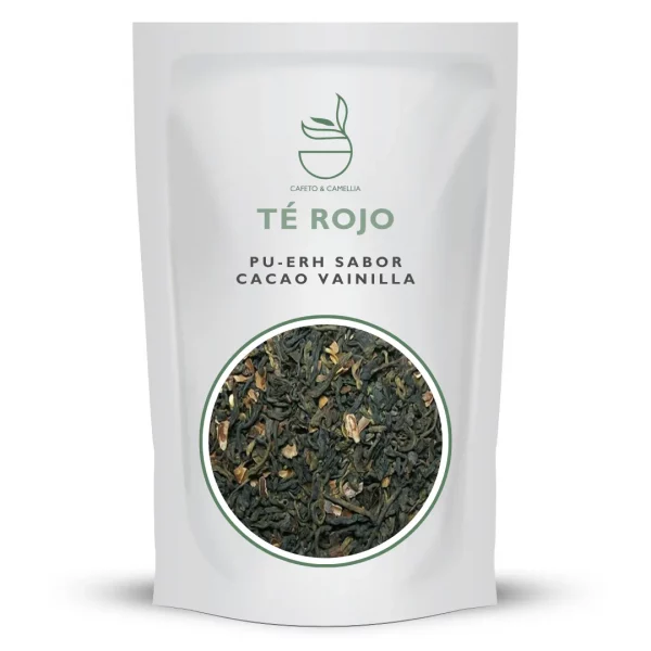 Té Rojo Pu Erh Sabor Cacao Vainilla