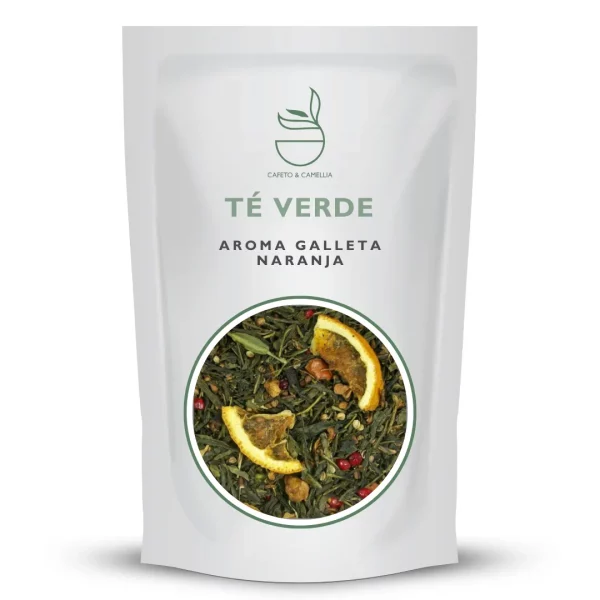 Té Verde Aroma Galleta Naranja